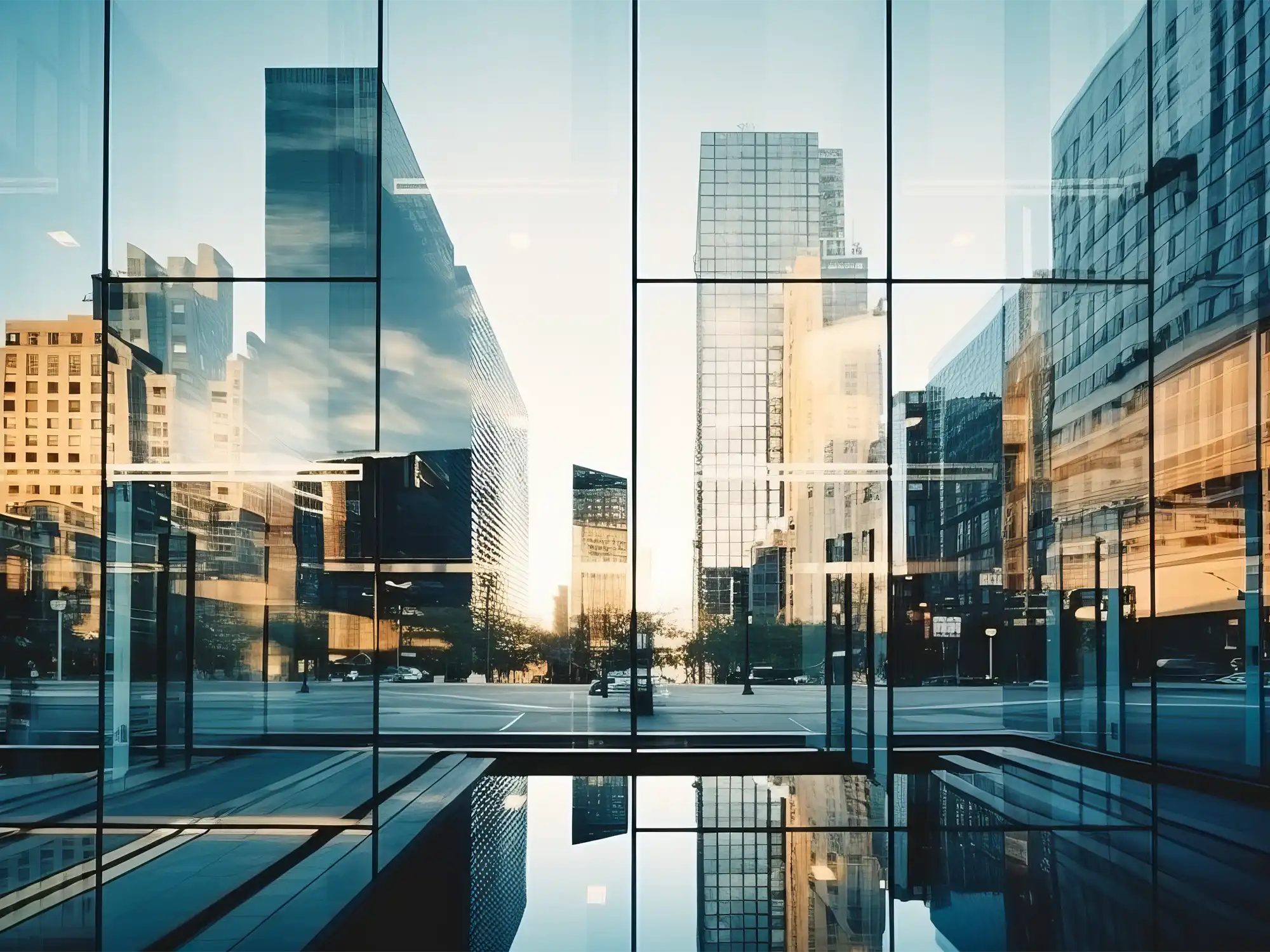 Modern Skyscraper Office Building